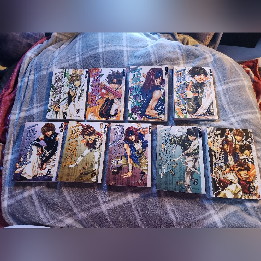 SAIYUKI Manga Series. Volumes 1-9. Brand new condition.